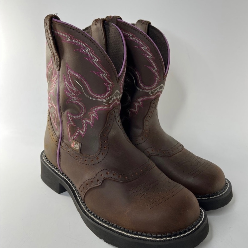 Justin Gypsy L9903 Women's Western Leather Cowboy Boots Size 9B